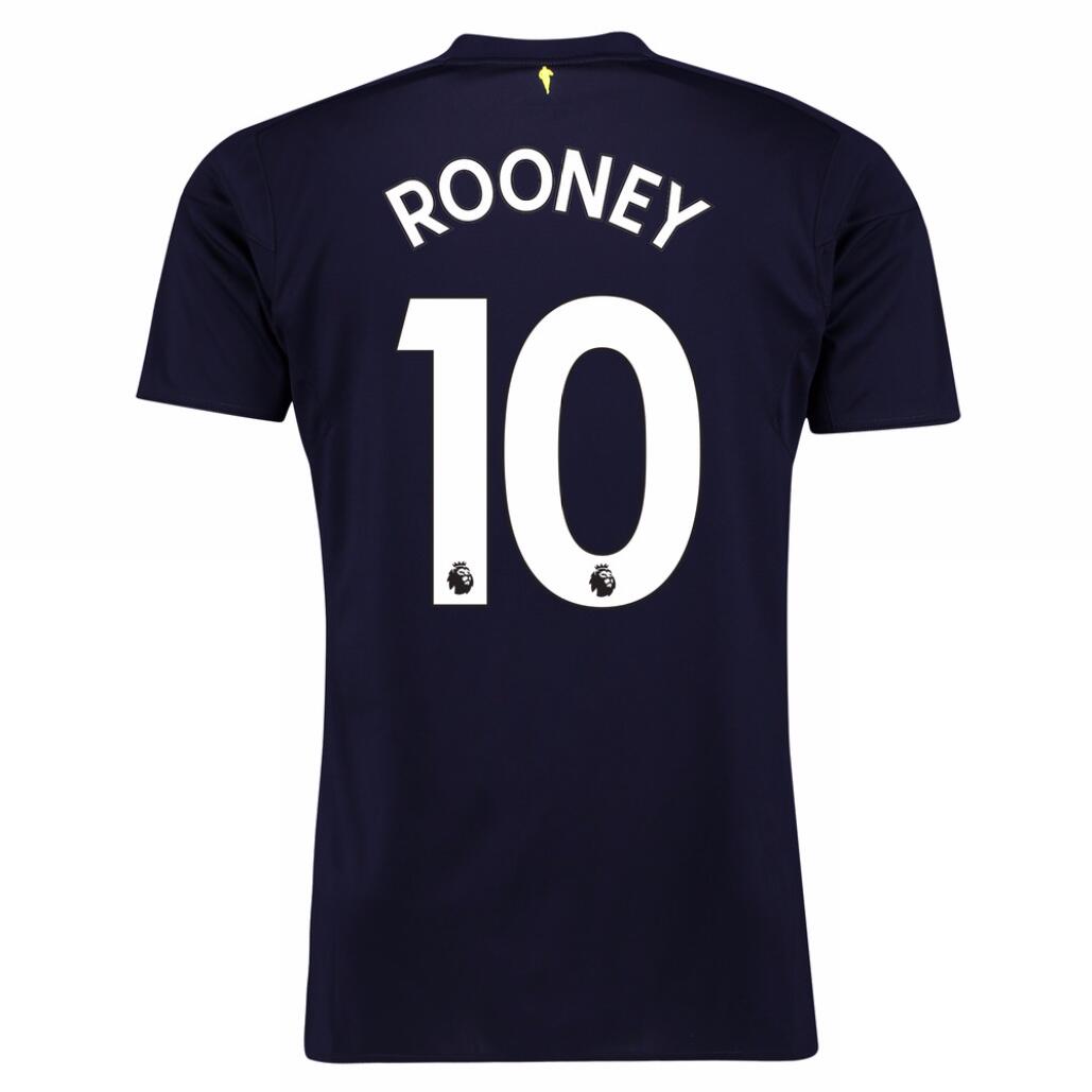 Camiseta Everton Tercera equipación Rooney 2017-2018